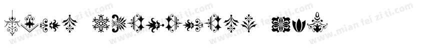 Soft Ornaments TEW字体转换